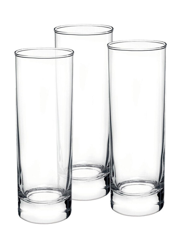 

Bormioli Rocco 3-Piece Cortina Long Drink Glass, Clear