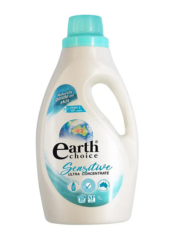 Earth Choice Ultra Laundry Concentrate Sensitive Front & Top Loader, 1 Liter