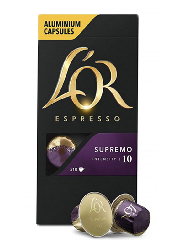 L'OR Espresso Supremo Intensity 10 Capsules, 10 Capsules