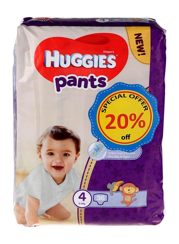 Huggies Baby Pants Diapers, Size 5, 9-14 kg, 36 Count