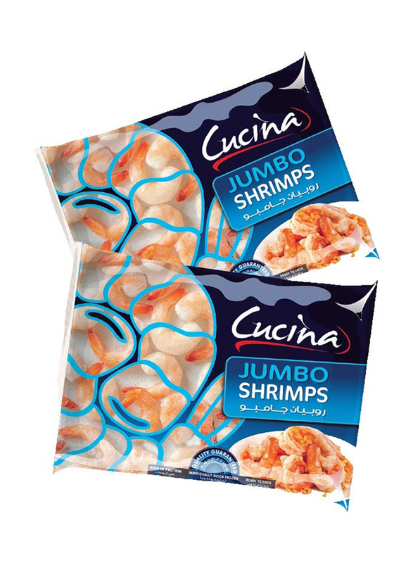 Cucina Jumbo Shrimps, 2 x 800g