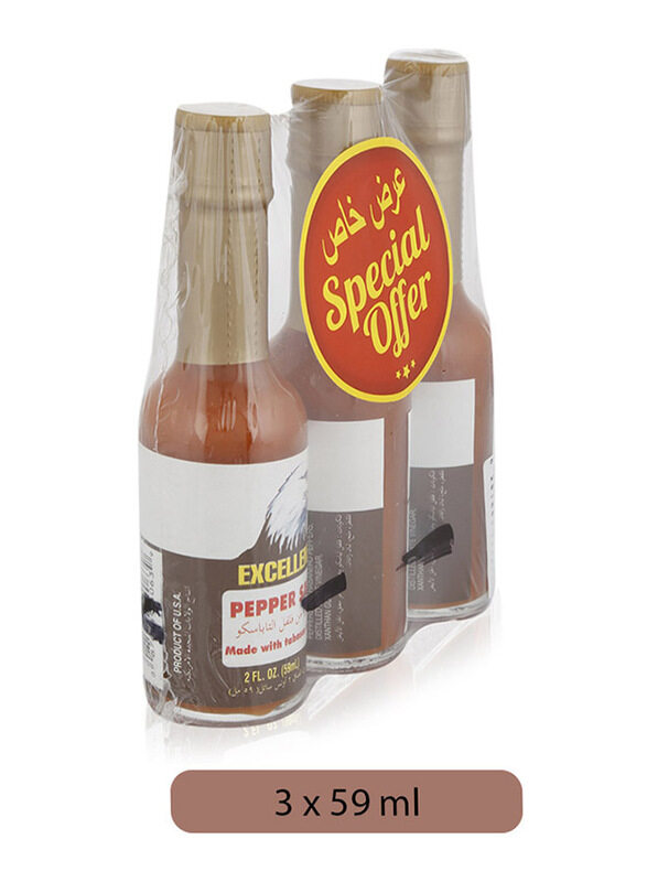 

Excellence Pepper Sauce - 3 x 59ml