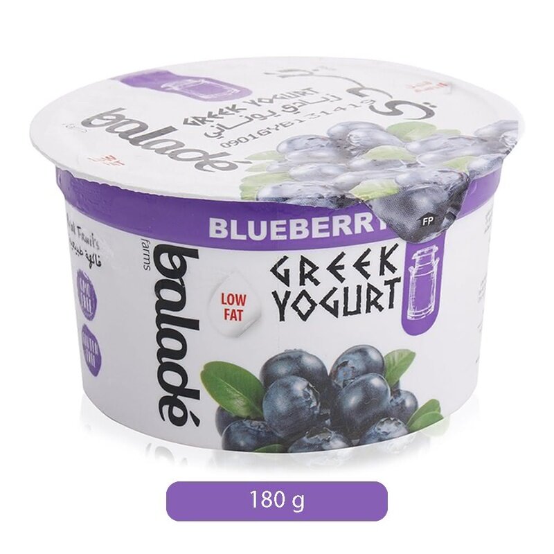 

Balade Greek Yoghurt Blueberry Low Fat, 180 grams
