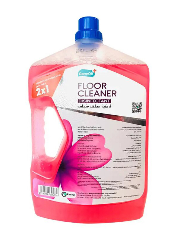 GermOff Floor Cleaner Disinfectant Lavender, 3 Liter