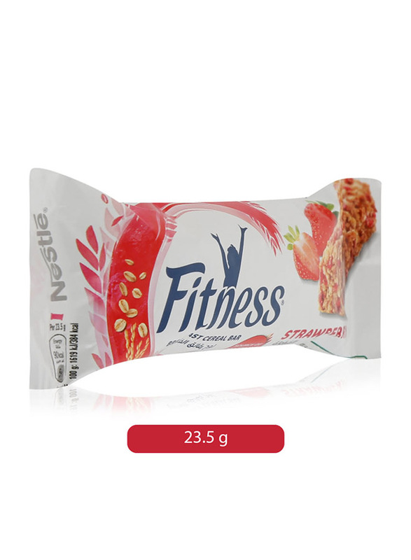 Nestle Fitness Strawberry Breakfast Cereal Bar, 23.5g