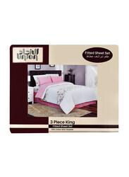 Union Fitted King Bed Sheet Set - 3 Pieces