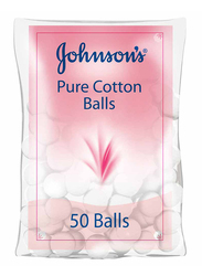 Johnson's Baby 50-Pieces Pure Cotton Balls for Babies