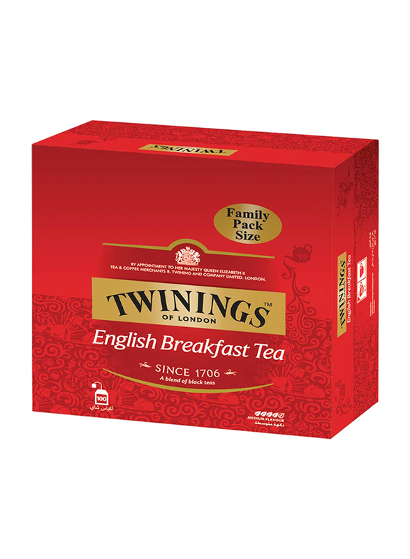 Twining English Breakfast Tea, 100 Tea Bags