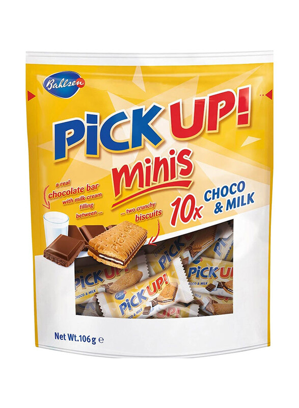 

Bahlsen Chocolate Pick-up! Minis Choco & Milk Chocolates, 10 x 10.6g