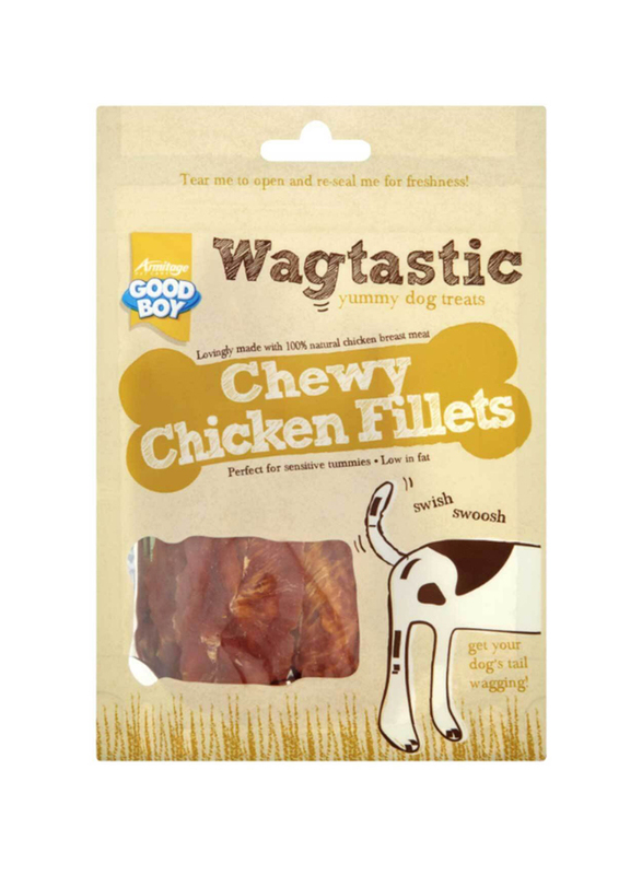 Armitage Wagtastic Chewy Chicken Fillets Dog Dry Food, 70g