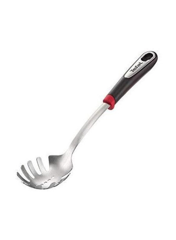 Tefal Ingenio Stainless Steel Pasta Spoon, K1180814, Silver/Black
