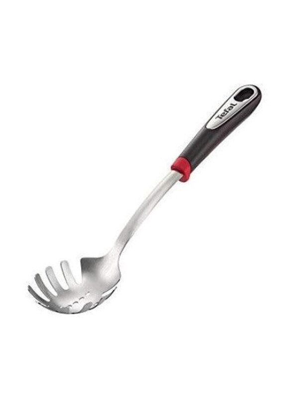 

Tefal Ingenio Stainless Steel Pasta Spoon, K1180814, Silver/Black