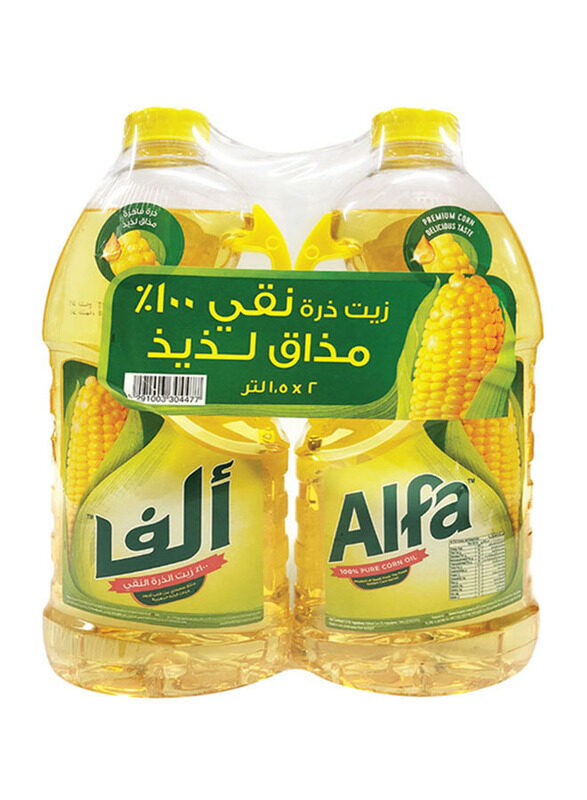 

Alfa Corn Oil, 2 x 1.5 Liters