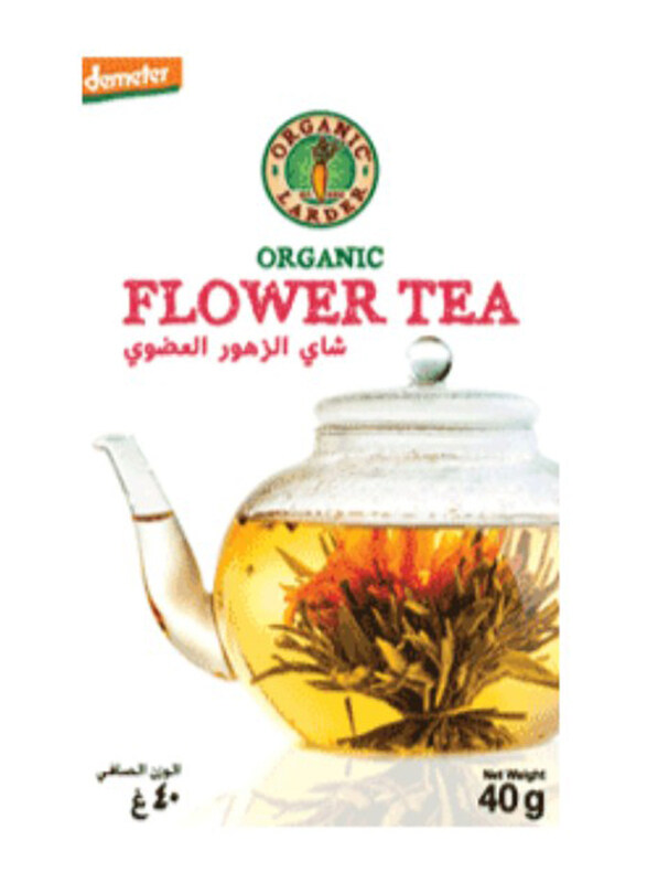 

Organic Larder Flower Tea, 16 x 40g