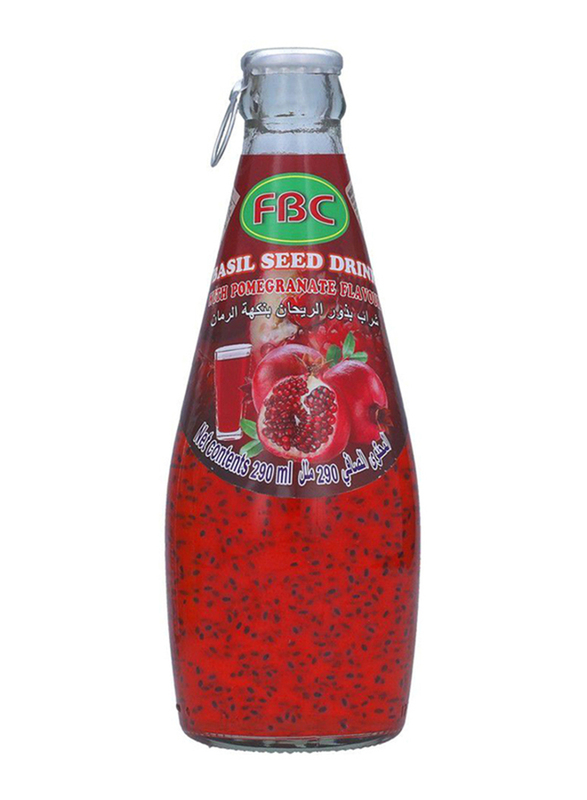Fbc Basil Seed Drink With Pomegranate Flavour, 290ml