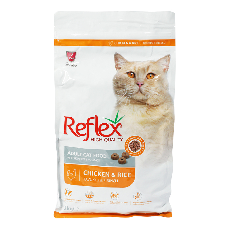 Reflex High Quality Chicken and Rice Adult Dry Food, 2 Kg