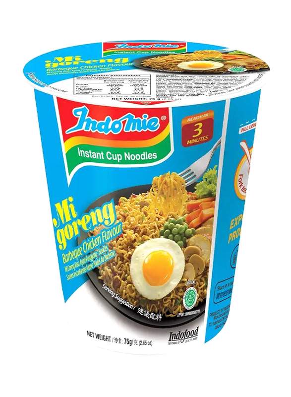 Indomie Barbeque Chicken Flavour Instant Cup Noodles, 75g