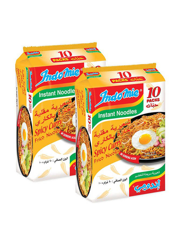 Indomie Spicy Curry Fried Noodles, 2 x 900g