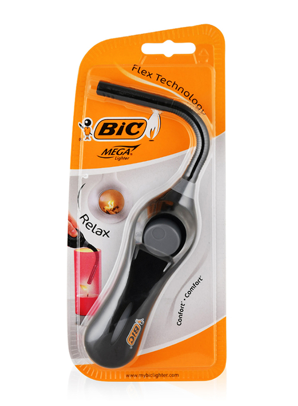 Bic Mega Flex Utility Lighter, Black