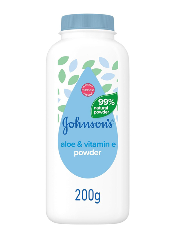 Johnson's Aloe & Vitamin E Baby Powder, 200g
