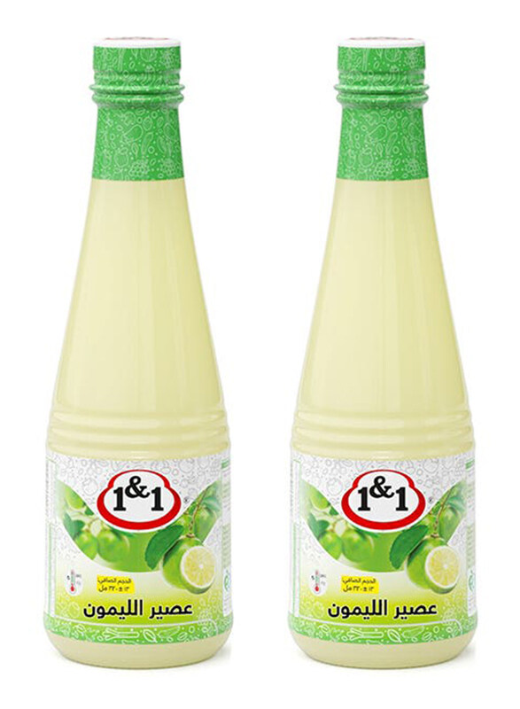 

1&1 Lime Juice, 2 x 320ml