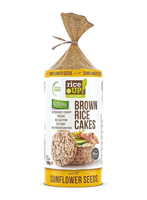 

Rice Up Brown Rice Cakes with Sunflower Seeds, 120g