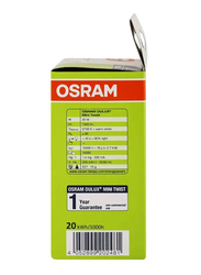 Osram Dulux Mini Twist Bulb 20W-100W, Warm White
