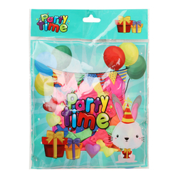 Party Time Balloons, 500 Pieces, Multicolour