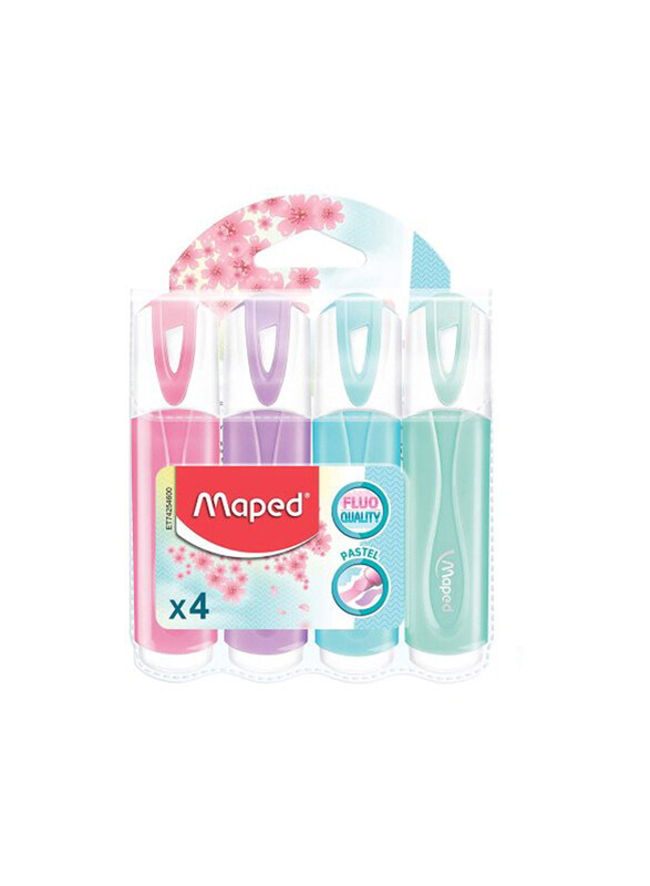 

Maped Highlighter Fluopeps Pastel, 4 Pieces, Multicolour