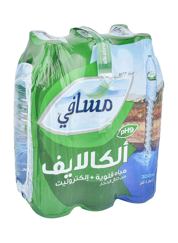 

Masafi Alkalife Mineral Water, 6 x 1.5 Liters