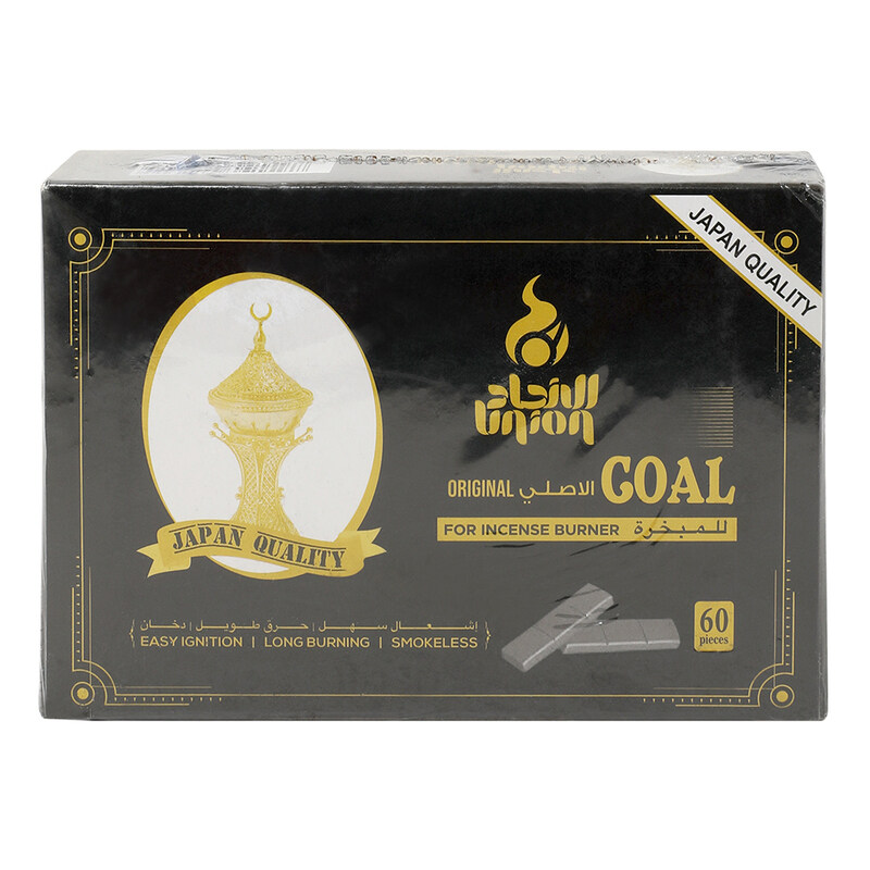 

Union 60-Piece Original Magic Coal For Incense Burner, Black