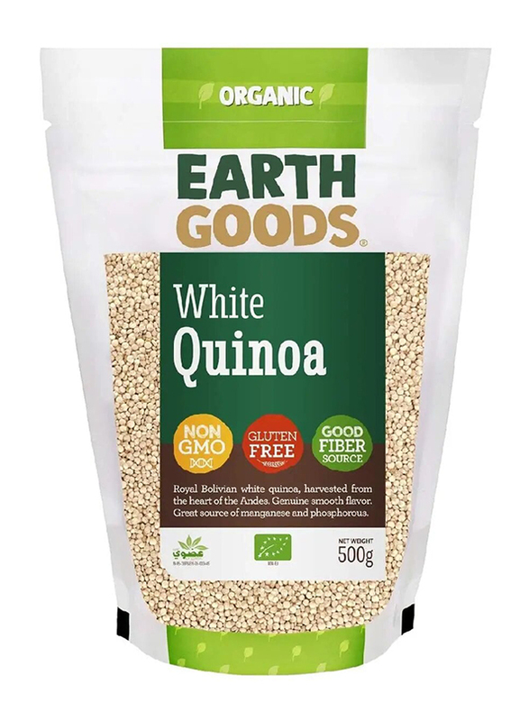 Earth Goods Organic White Quinoa, 500g