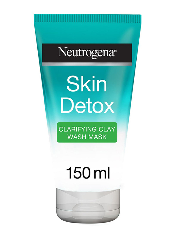 Neutrogena Skin Detox Clarifying Clay Wash Mask Facial Wash, 150ml
