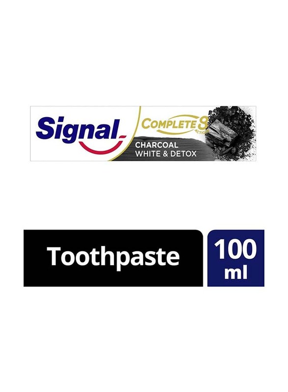 Signal Toothpaste Natural Complete 8 Clean Charcoal, 75ml