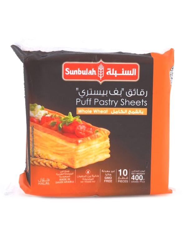Sunbulah Puff Pastry Square-Whole Wheat, 400g