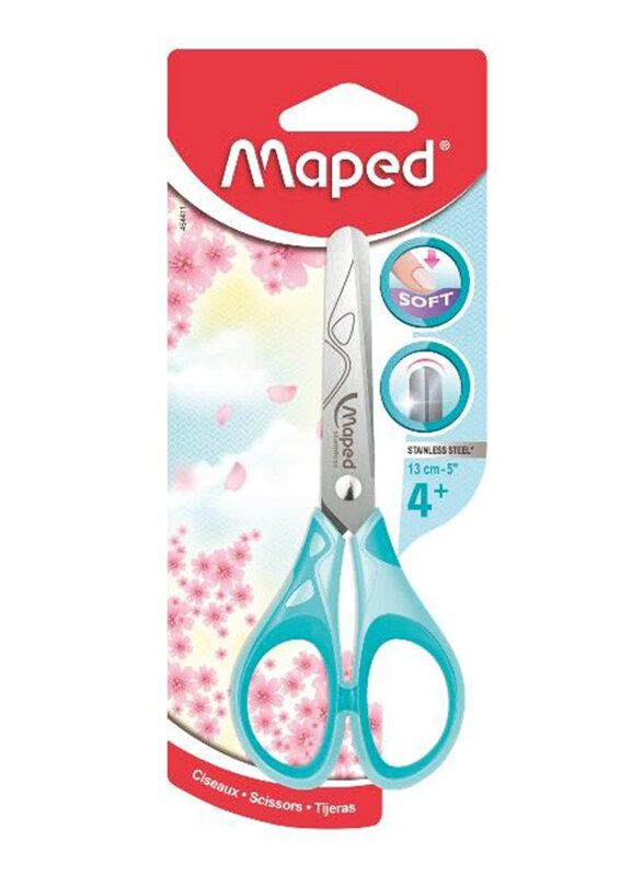 

Maped Essentials Soft Grip Scissors, 13cm, Blue
