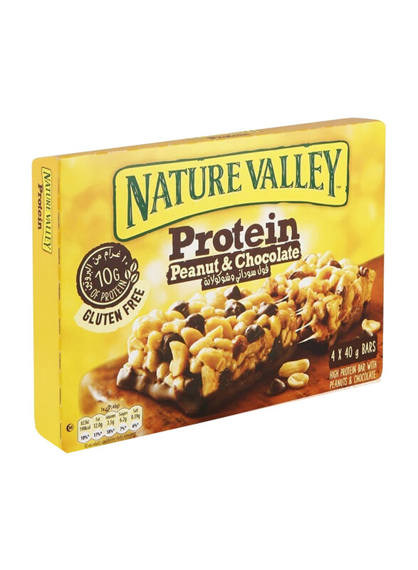 

Nature Valley Protein Peanuts & Chocolate Cereal Bars, 160g