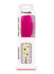 Casalfe Detangle Cushion Oval Brush, Pink/White, 1 Piece