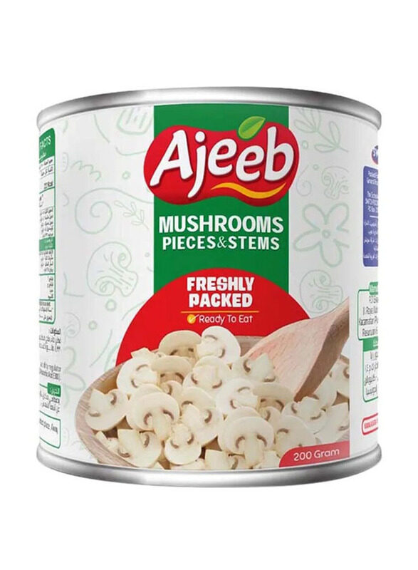 

Ajeeb Mushrooms Pieces & Stems, 200g