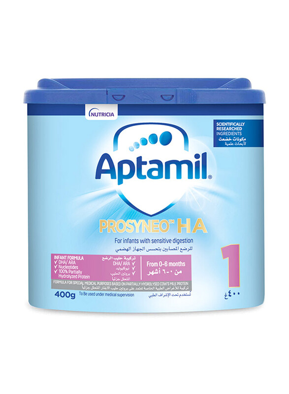 Aptamil Prosyneo HA1 Infant Milk Formula, 0-6 Months, 400g