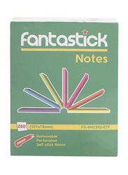 Fantastick Sticky Notes, 280 Sheets, Multicolour