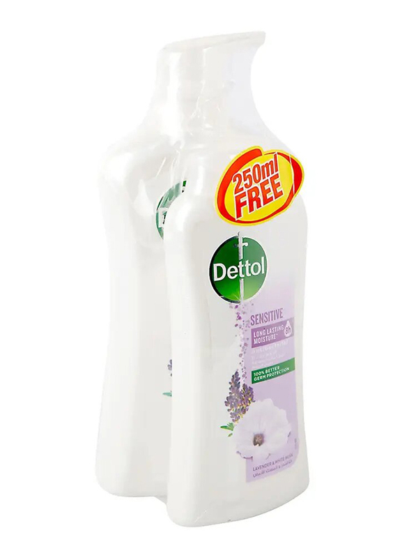 Dettol Sensitive Shower Gel - 500ml + 250ml