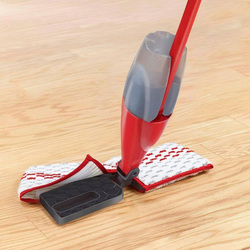 Vileda Promist Max Flat Floor Spray Mop, Red/White