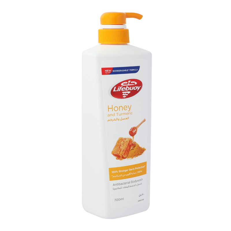 Lifebuoy Honey & Turmeric Anti Bacterial Body Wash, 700ml