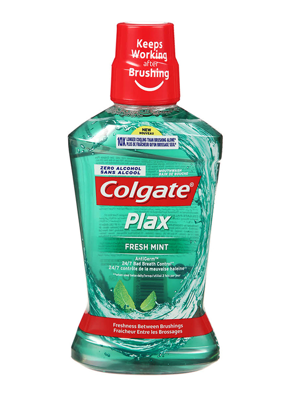 Colgate Plax Fresh Mint Mouthwash, Green, 500ml
