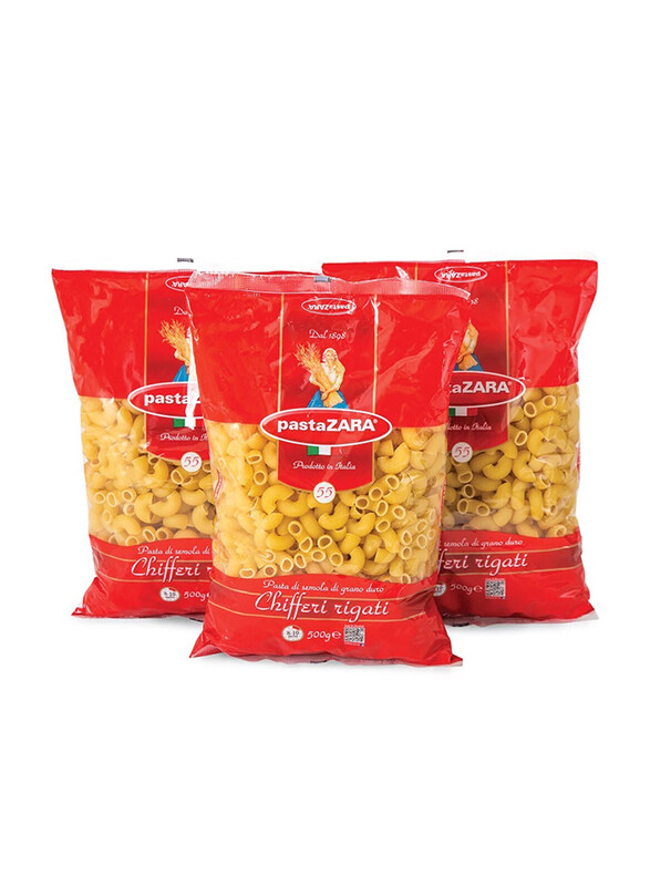 Pasta Zara Pasta Assorted, 3 x 500 g