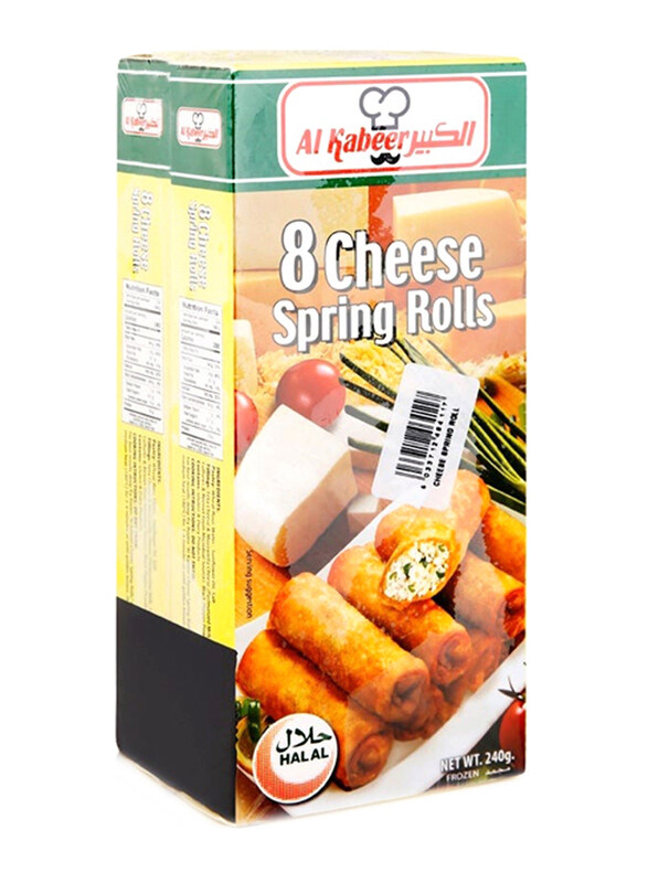 

Al Kabeer Cheese Spring Roll, 16 Pieces, 2 x 240g