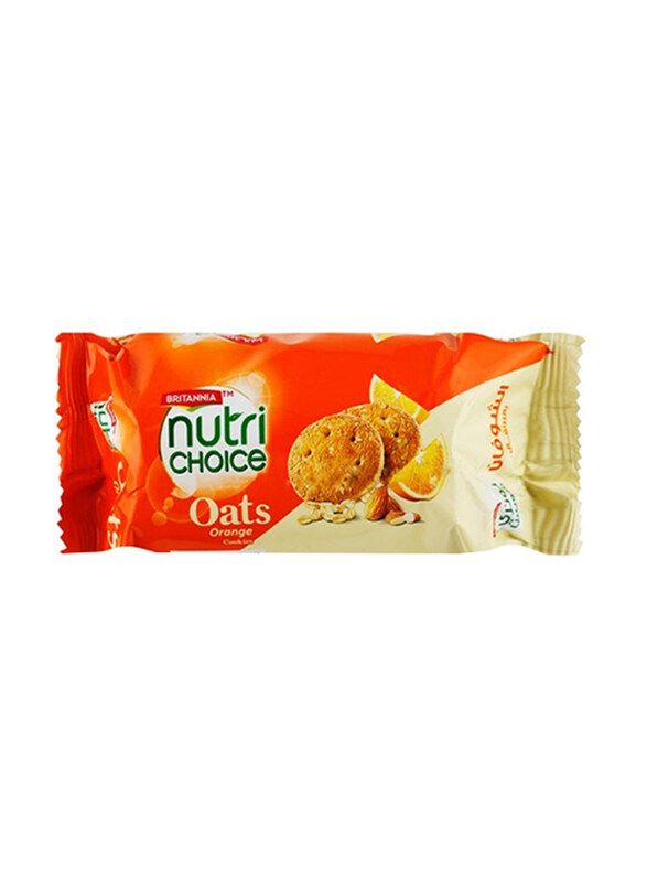 

Britannia Nutrichoice Oats Orange Cookies, 75g