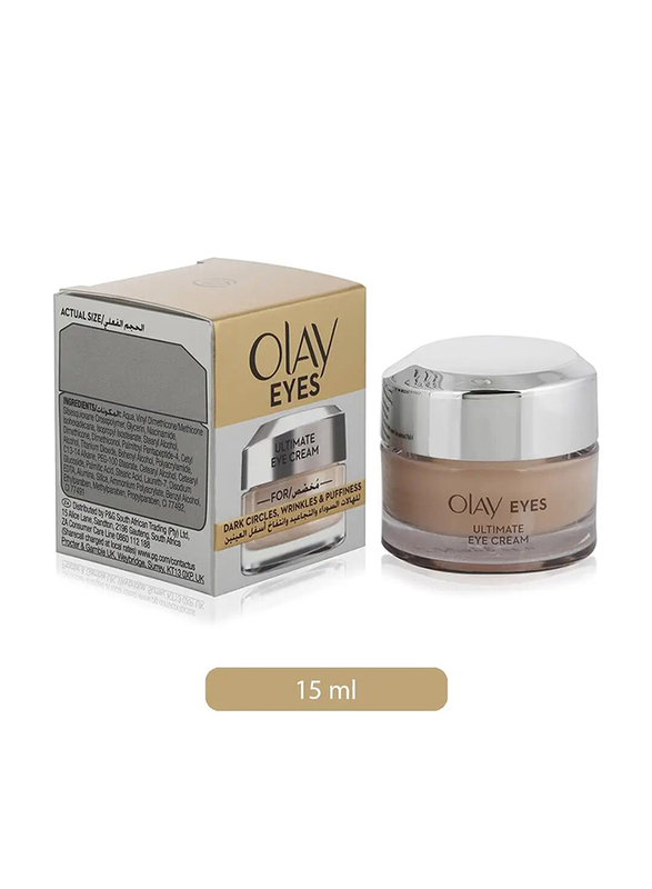 Olay Eyes Ultimate Eye Cream For Wrinkles, Puffy Eyes And Dark Circles, 15 ml, Pack of 1