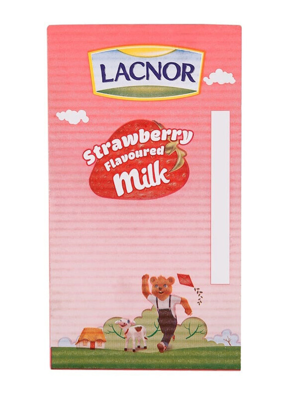 

Lacnor Junior Strawberry Flavoured Milk, 24 x 125ml